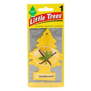 แผ่นหอมปรับอากาศรถยนต์ LITTLE TREES กลิ่นวนิลาอโรม่า ดูดความชื้น น้ำหอมปรับอากาศ น้ำหอม