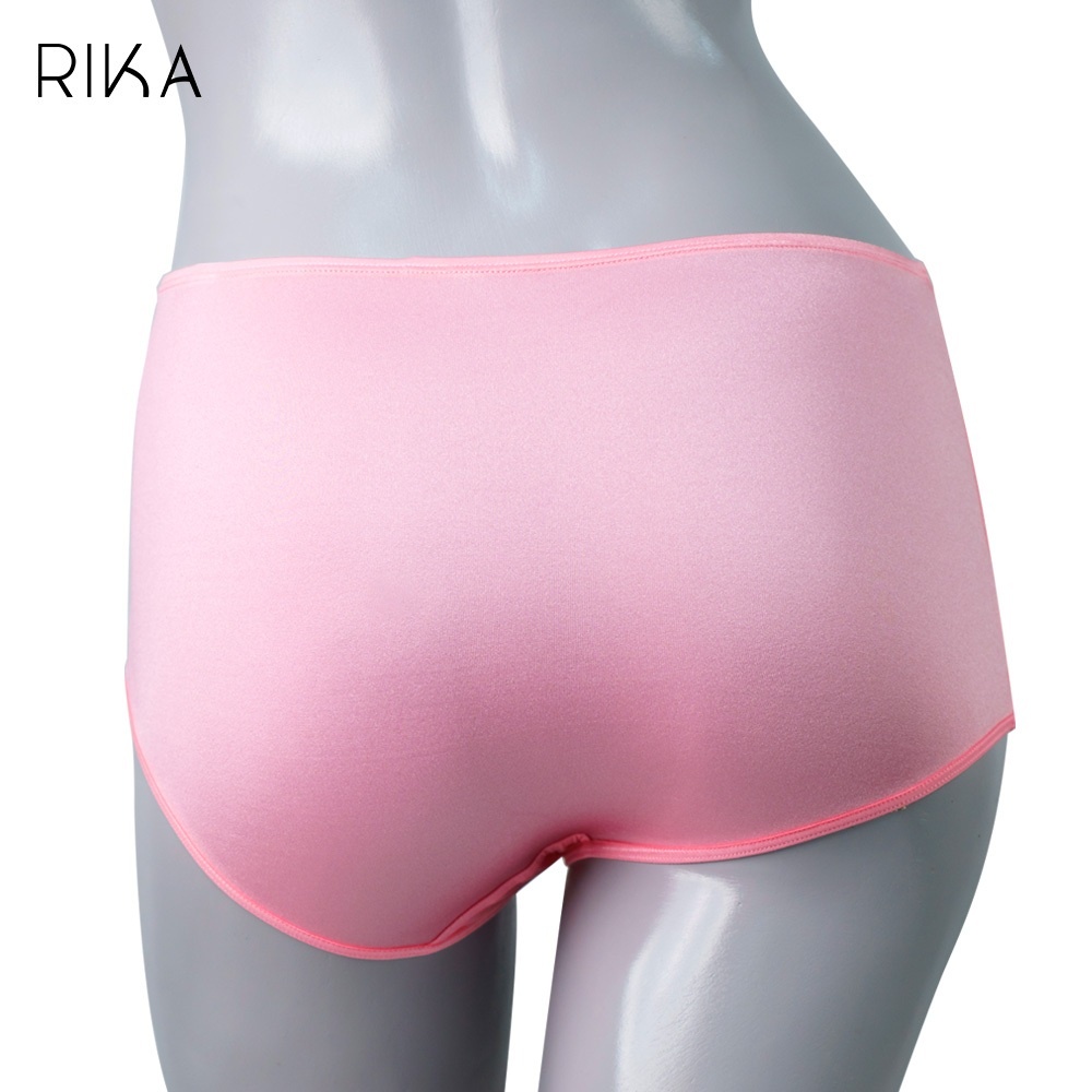RIKA กางเกงชั้นในสตรี ทรง HALF Boy Short ขาเว้าต่ำ แต่งลูกไม้ ทันสมัย GV2213 ผ้า Tactel นุ่ม ยืด (M-XL) — صورة 3