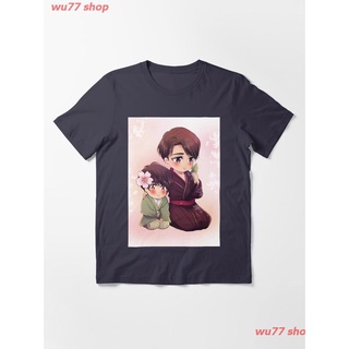 2022 Kurodachi [chibi] Essential T-Shirt เสื้อยืดพิมพ์ลาย คอกลม แฟชั่น เสื้อยืดคู่รัก เสื้อยืดผู้ชายและผู้หญิง