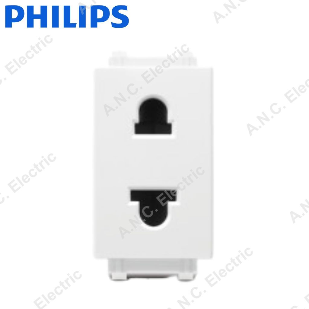Philips ชุด ปลั๊ก/สวิทช์/ปลั๊กกราวด์เดี่ยว ฝา2ช่อง รุ่น Leafstyle และ บ๊อกลอย ราคา ถูกที่สุด ดีลบีเคเค แกลเลอรีภาพที่ 2