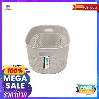 โลตัส ตะกร้าทรงรีมือจับเล็กLOTUSS ROUND BASKET WITH HANDLE (S)