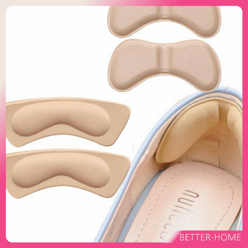 แผ่นกันรองเท้ากัด แผ่นกันกัด เนื้อนิ่ม ช่วยแก้รองเท้าหลวม 1 แพค ต่อ คู่  Sponge heel pad