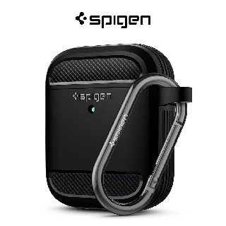 Spigen เคสหูฟังไร้สาย กันกระแทก ลายเกราะรถยนต์ สําหรับ Apple AirPods 2nd Gen 1st Gen