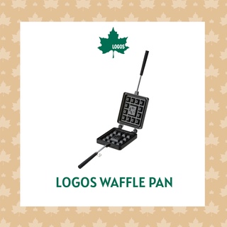 LOGOS เครื่องทำวาฟเฟิล พกพาได้ Waffle Pan