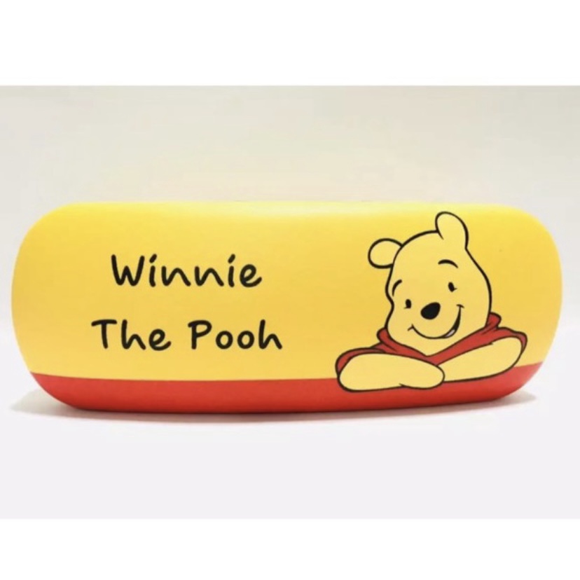 POOH กล่องแว่น กล่องแว่นตา ตลับแว่น  ลายการ์ตูน  หมีพูห์  เหลือง Pooh. สีสัน สวยงาม ผลิตจากวัสดุอย่า
