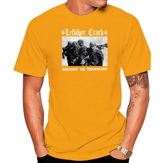 เสื้อยืดผ้าฝ้ายพิมพ์ลาย เสื้อยืด พิมพ์ลาย Leftover Crack Against U.S. สําหรับผู้ชาย เสื้อยืด สีดํา แฟชั่นฤดูร้อน สําหรับ