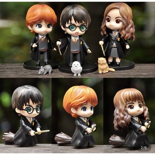 เซ็ต 6 ตัว แฮรี่ แฮรี่พอตเตอร์ แฮร์รี่ harry potter โมเดล