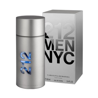 น้ำหอมผู้ชาย Carolina Herrera 212 men NYC  edt 100ml. กล่องซีล