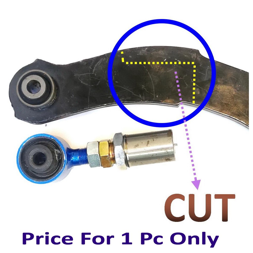 ปลอกเชื่อมอะแดปเตอร์แบบปรับได้ Honda Civic FC.FD ด้านหลัง Camber พร้อมบูช