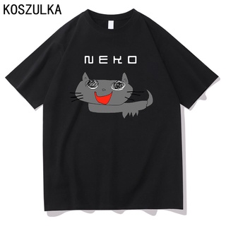 เสื้อยืด พิมพ์ลายกราฟิก Hololive Minato Aquas Pet Neko แฟชั่นฤดูร้อน สําหรับผู้ชาย และผู้หญิง