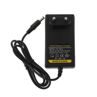 GODD  Battery Charger 12.6V DC 1A Intelligent Lithium Li-on Power Adapter EU US Plug Transformer