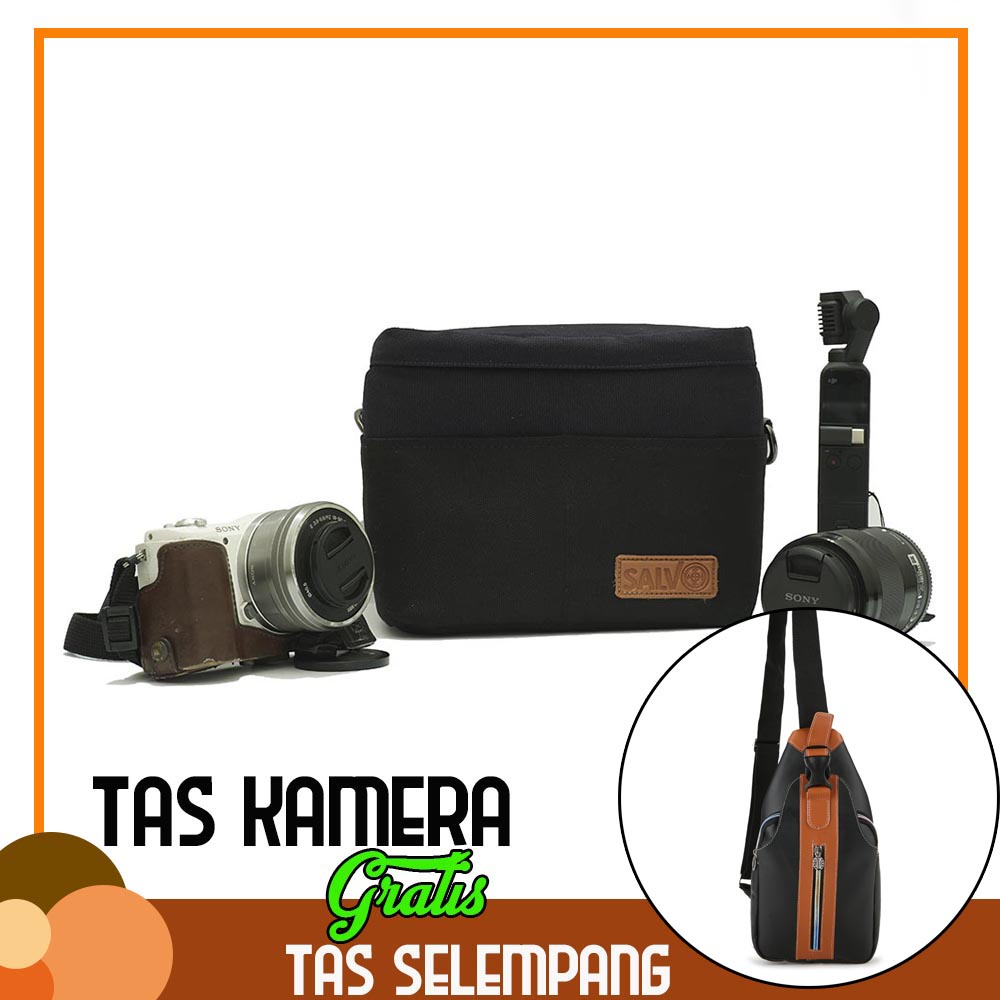 Salvo TK02 ฟรีกระเป๋ากล้องสลิง SV68 DSLR / Mirrorless