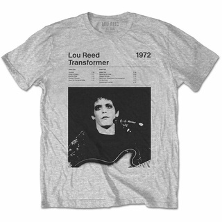 เสื้อยืด พิมพ์ลายการ์ตูน Lou Reed: Transformer Track List คุณภาพสูง สําหรับผู้ชายSize S-5XL