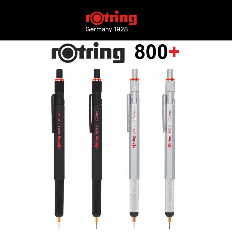 Rotring 800+ ดินสอกด + สไตลัส (ดินสอเมก้า 0.5 มม., 0.7 มม.) Ipad Iphone Android Tab rotring