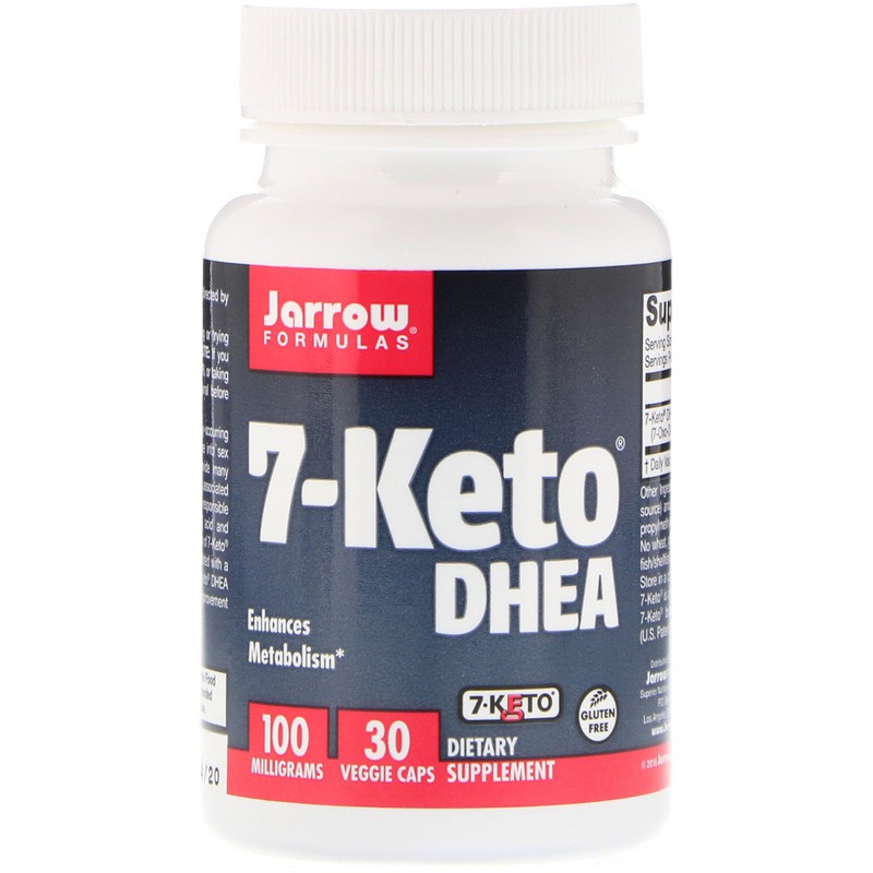 Jarrow Formulas, 7-Keto DHEA, 100 mg, 30 Veggie Caps