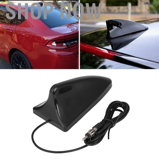 Shop Now Universal Car Shark Fin Antenna Auto Radio Signal Aerials Roof Antennas FM 12V