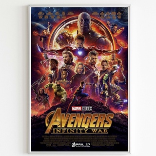 Marvel - Avengers - Infinity War Poster (2018) โปสเตอร์ อเวนเจอร์ส มหาสงครามล้างจักรวาล ภาพขนาด 33X48 cm