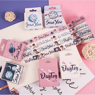 [พร้อมส่ง] Masking tape Wang Yibo &amp; Xiao Zhan เทปตกแต่งน่ารักๆ หวังอี้ป๋อ และ เซียวจ้าน