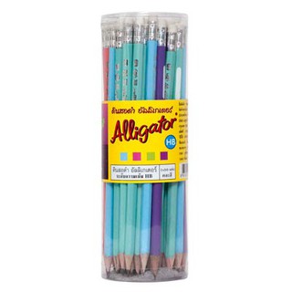 ALLIGATOR อัลลิเกเตอร์ ดินสอไม้ HB สีพื้น จำนวน 50แท่ง/ด้าม Pencil