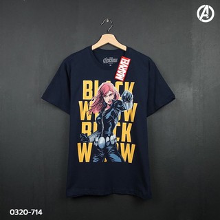 เสื้อยืด Black Widow marvel ลิขสิทธิ์แท้ (714)