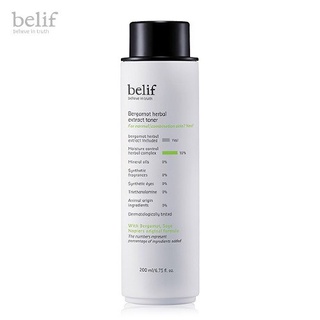 โทนเนอร์สมุนไพร 200มล. belif Bergamot