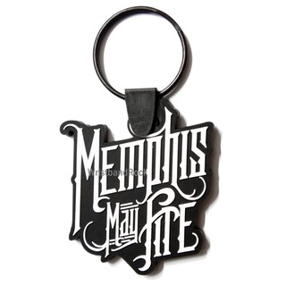 MEMPHIS MAY FIRE พวงกุญแจ ยาง เท่ๆ   พังค์ แทรช ร็อค พร้อมส่ง MMF327