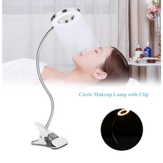 แต่งหน้าอุปกรณ์กระจ่างที่ดีขึ้นสักเล็บโคมไฟยึด USB LED โคมไฟแสงเย็นที่อบอุ่นคิ้วต่อขนตา