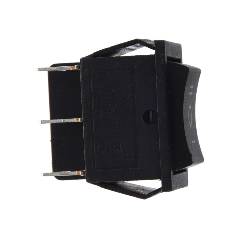 2pcs 6 Pin DPDT ON-OFF-ON 3 Position Snap in Rocker Switch 15A/250V 20A ...