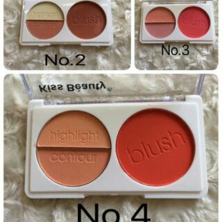 Kiss Beauty 3D Blush Contour แท้