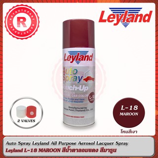 สีสเปรย์ Leyland L-18 MAROON สีน้ำตาลอมแดง สีมารูน L18