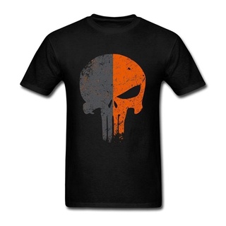 เสื้อยืดผ้าฝ้ายพิมพ์ลายขายดี มาใหม่ เสื้อยืด พิมพ์ลายการ์ตูนหัวกะโหลก Ringer Skull Comics Deathstroke H เลือกลายได้ 2022