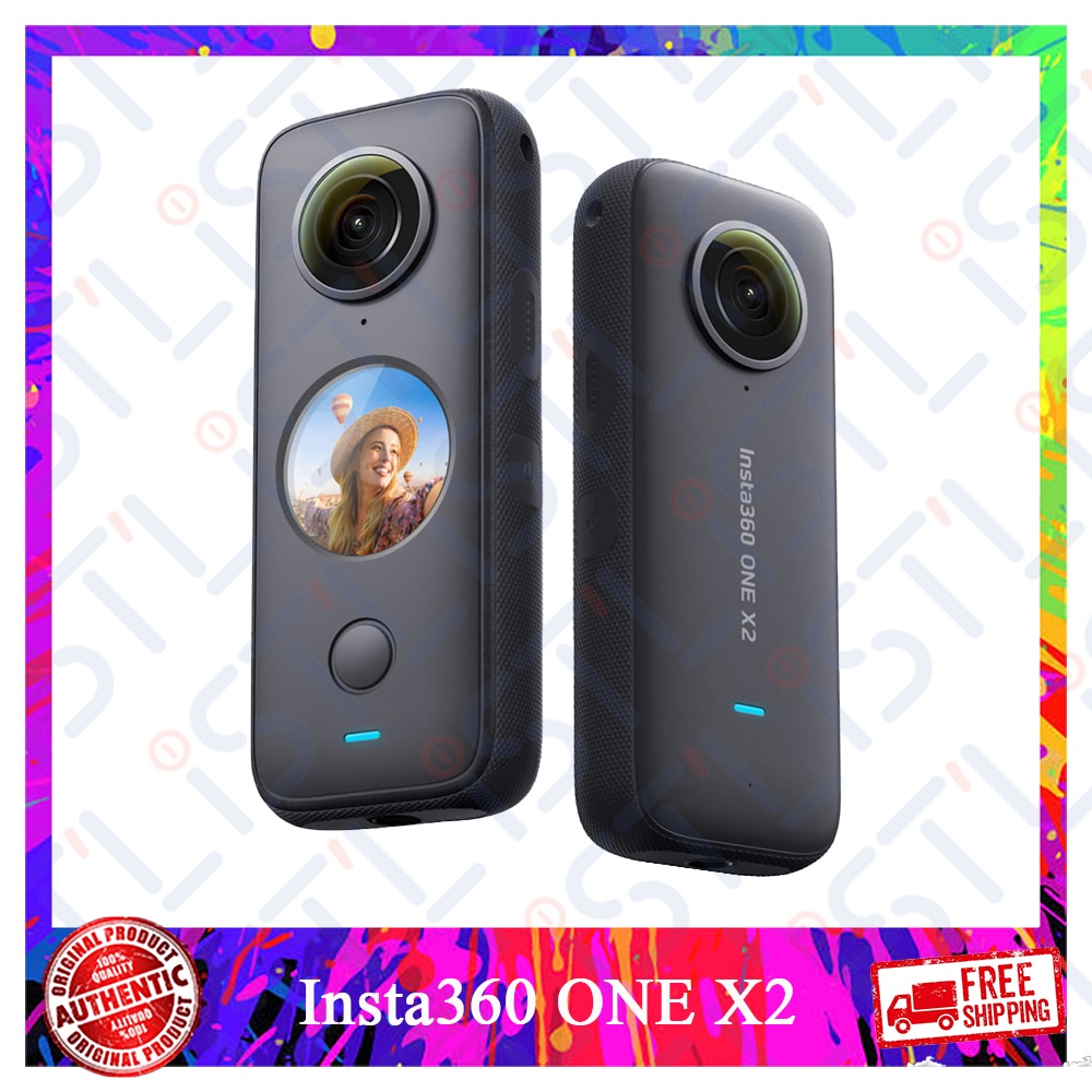 INSTA Insta360 ONE X2 Action Camera 360 Degree 5.7K 18MP Stabilization Real Time WiFi Transfer Sports Video