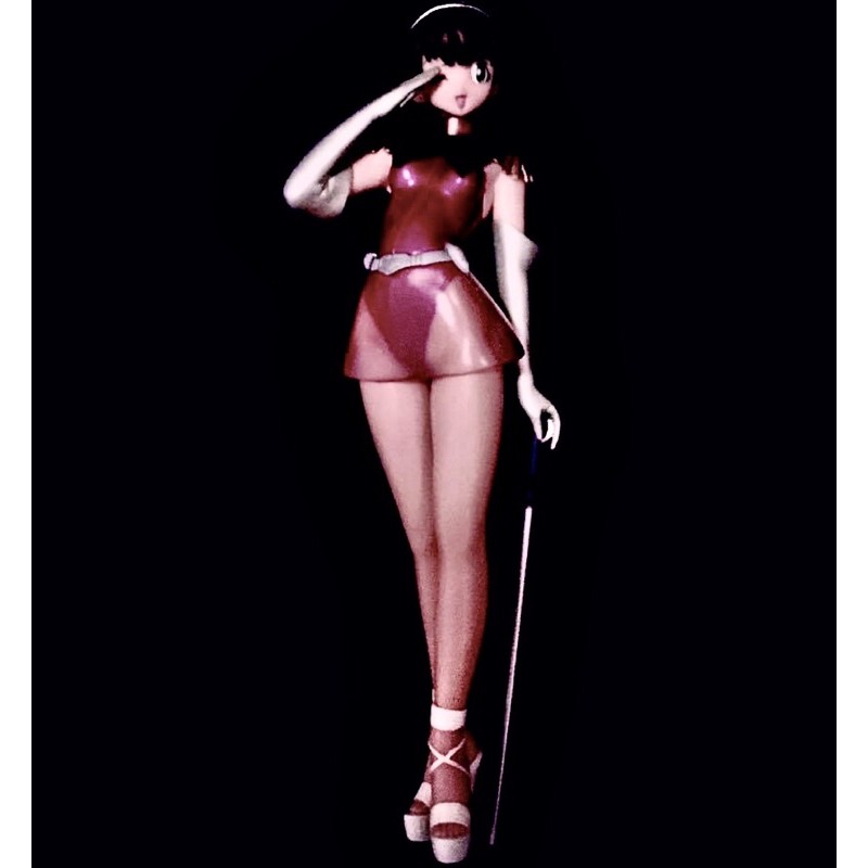 MOBILE SUIT GUNDAM 0083 KIDOU SENSHI - Card Builder DX Girls Figure - Catherine Blitzen - Metallic Red Suit (Banpresto)