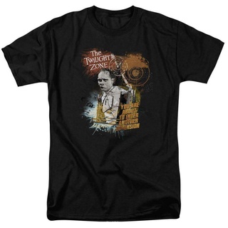 คอตต้อนคอกลมขายดี เสื้อยืด พิมพ์ลายกราฟฟิค The Twilight Zone CBS765 GIhnol54BNnopo73S-5XL