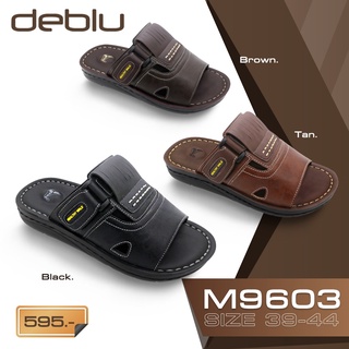 M9603 รองเท้าแตะ ชาย แบบสวม แบบหนีบ deblu เดอบลู นุ่มนิ่ม เพื่อสุขภาพ น้ำหนักเบา ของแท้ 100%