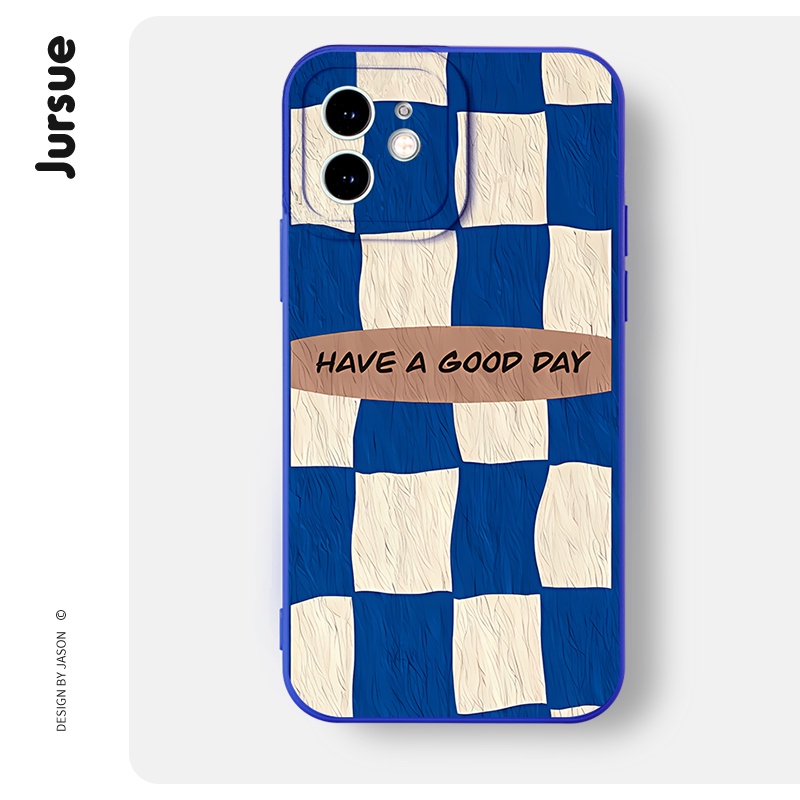 JURSUE เคสไอโฟน เคสซิลิโคนนุ่มกันกระแทกการ์ตูนน่ารักตลก เคสโทรศัพท์ Compatible for iPhone 16 15 14 13 12 11 Pro Max SE 2020 X XR XS 8 7 Plus พลัส XYH436