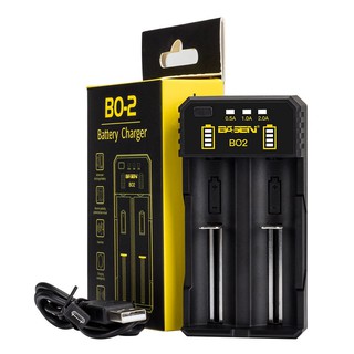 BASEN BO2 Battery Charger ที่ชาร์จแบตเตอรี่อัจฉริยะ คุณภาพสูง ชาร์จเร็ว