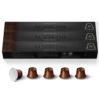 Nespresso Cocoa Truffle Barista Ground Coffee Capsule เนสเพรสโซ โกโก้ ทรัฟเฟิล บาริสต้า แคปซูล กาแฟคั่วบด 30 Capsules