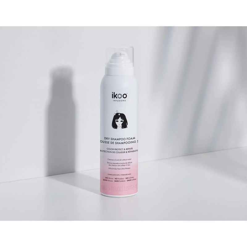 (ของแท้/ของใหม่/ฉลากไทย) ikoo dry shampoo color protect & repair