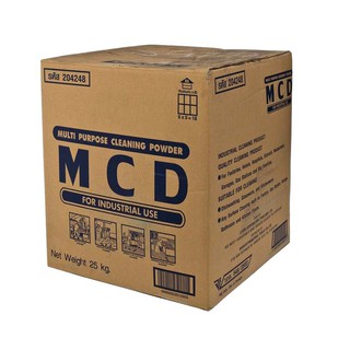 เอ็มซีดี ผลิตภัณฑ์ทำความสะอาดชนิดผงซักฟอก 25 กิโลกรัม/MCD detergent cleaner 25 kg. MCD detergent type cleaning products