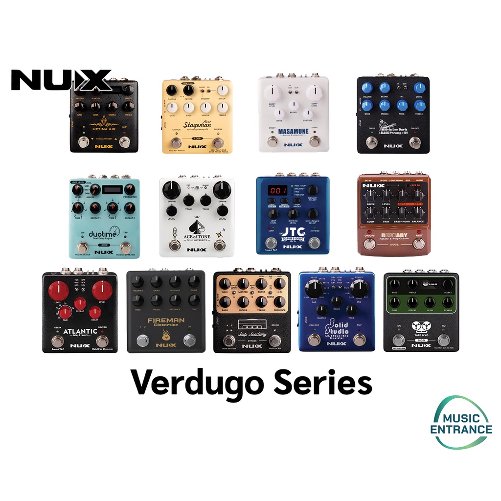 NUX Verdugo Series Stompboxes Effect Guitar เอฟเฟกก้อน กีต้าร์ไฟฟ้า ...