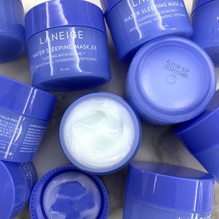 15ml แท้ ใหม่ 15 กรัม มีของเลย ของแท้ 100% พร้อมส่ง 10/2025 ลาเนจ Laneige Water Sleeping Mask EX ลาเนจ มากส์ มาส์กหน้า