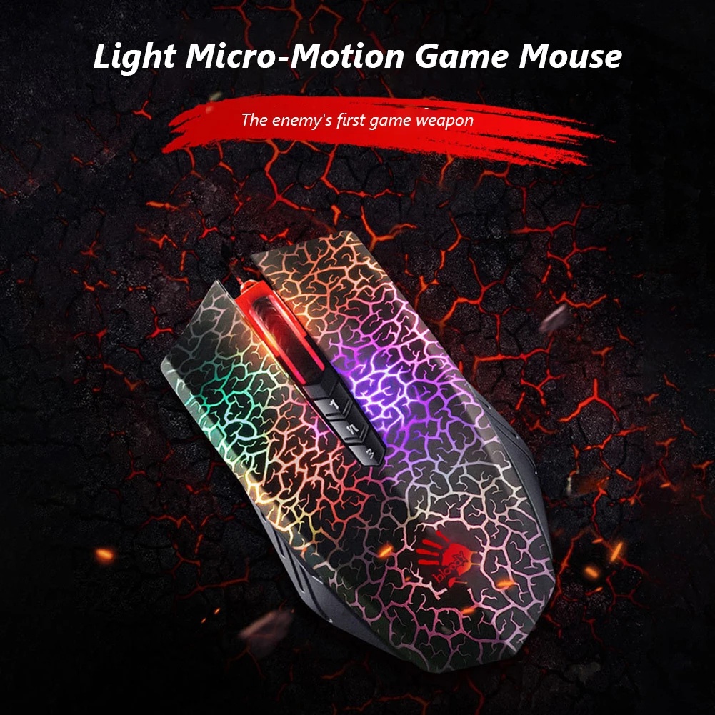 A4Tech Bloody A70 LK Optical Micro-motion Gaming Mouse 4000dpi Wired Mouse