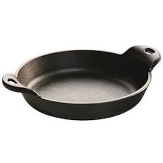 HMSRD, Lodge, Cast Iron Round Mini Server, 14 ounce , เหล็กหล่อพร้อมเสิร์พกลมลอดจ์14ออนซ์