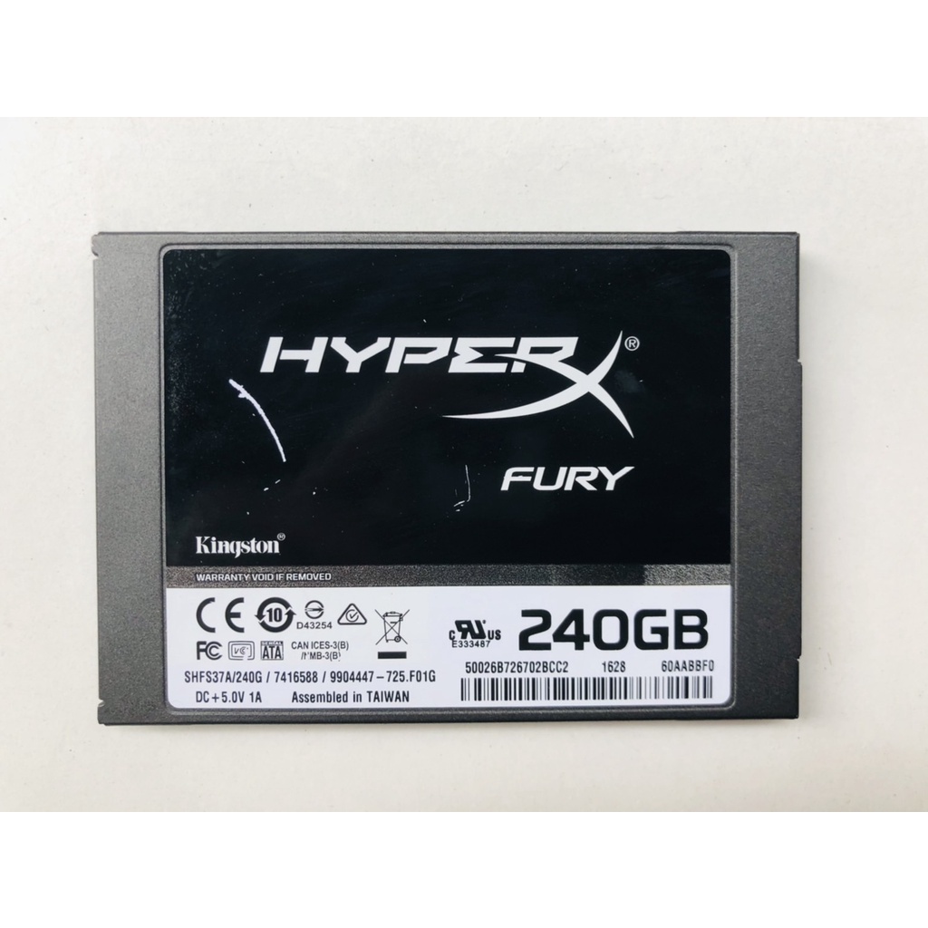 SSD KINGSTON HYPER-X FURY 240GB พร้อมส่ง