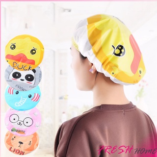 หมวกคลุมผมอาบน้ำ กันน้ำ ลายการ์ตูนน่ารัก   Shower Cap Kids