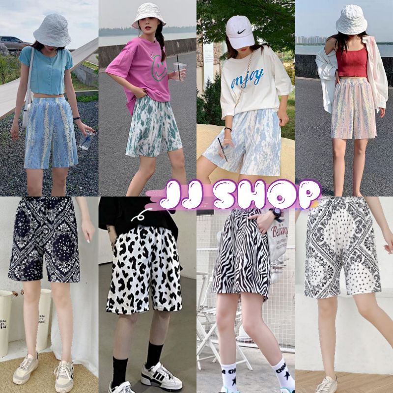 JJ Shop​ ​พร้อ​มส่ง ​กางเกงขาสั้นลายคาบอยสุดเท่ ใส่สบายมากจ้า "KU-DK-553" -​N 02