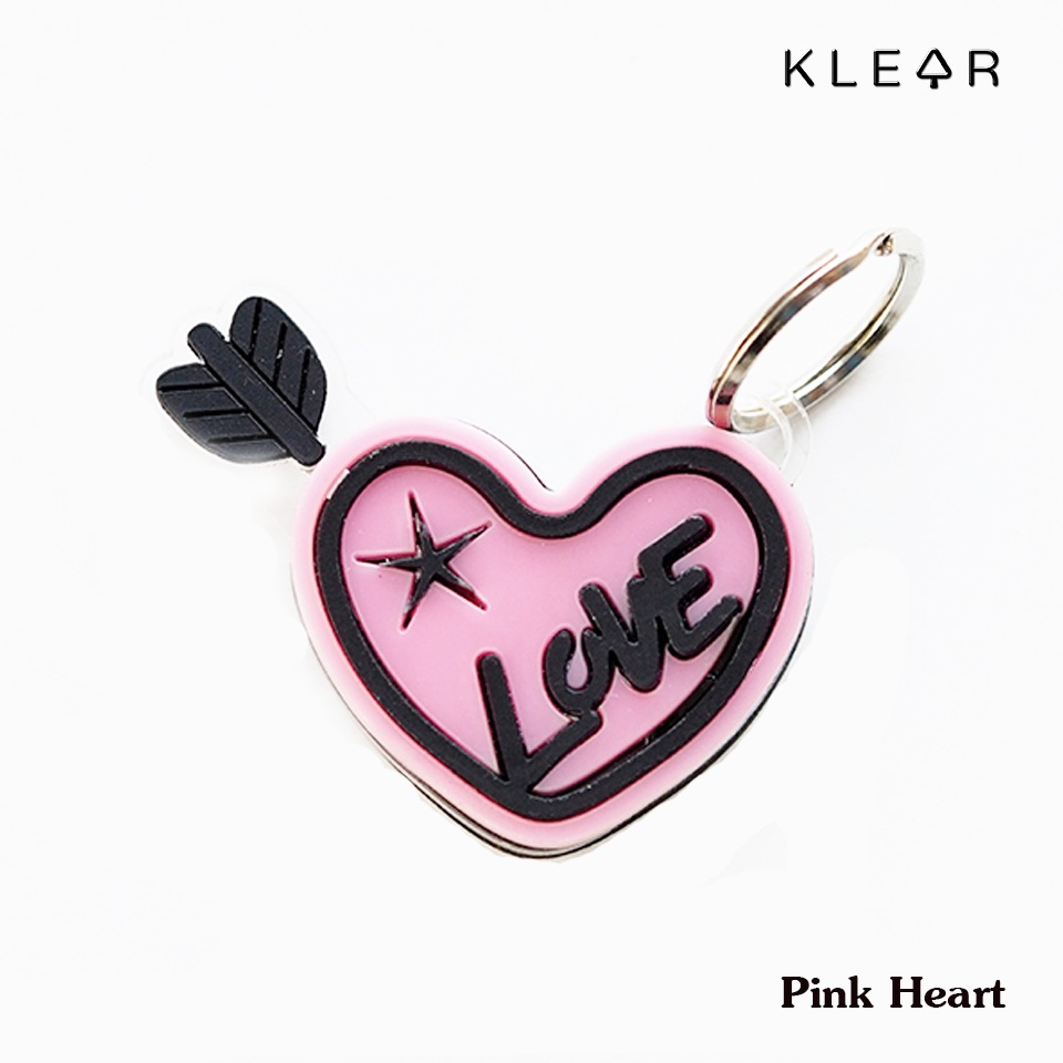 KlearObject Healthy Stick- Pink Heart ที่กดปุ่มอนามัย ที่กดลิฟท์ ATM แท่งกดปุ่มอะคริลิค-หัวใจชมพู : K515
