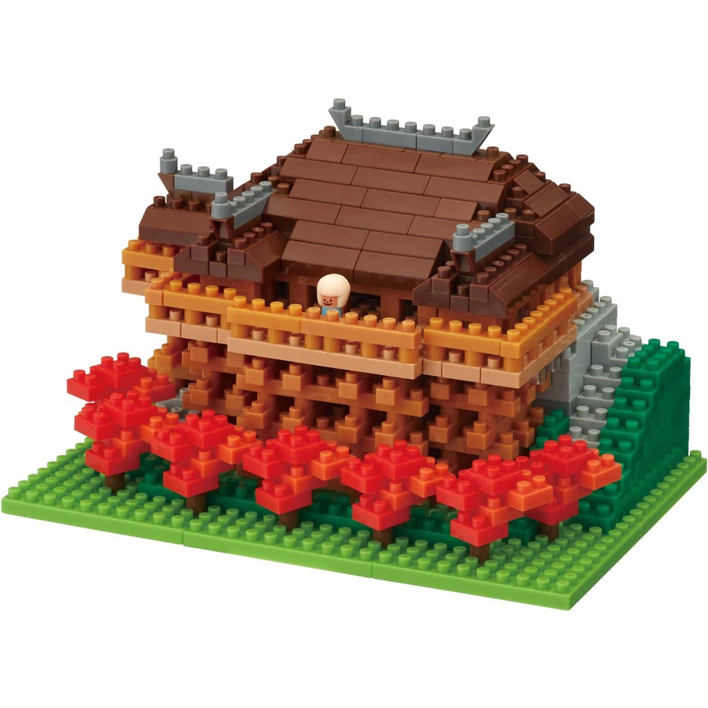 Direct from Japan Kawada Nano Block Kiyomizu Temple 620 Piece NBH_194