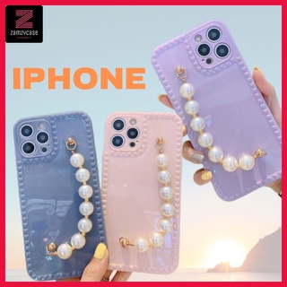 เคสไข่มุกสร้อยข้อมือ เคสมือถือ 12 Pro เคสใช้สำหรับไอโฟน7พลัส X/XS 11 6 7 8 XS i12 7/8 plus13 13pro 13promax #644